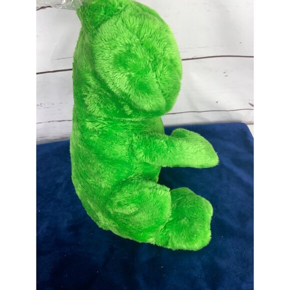 DanDee Kiss Me Heart Green Frog Stuffed Plush Toy - Picture 2 of 9